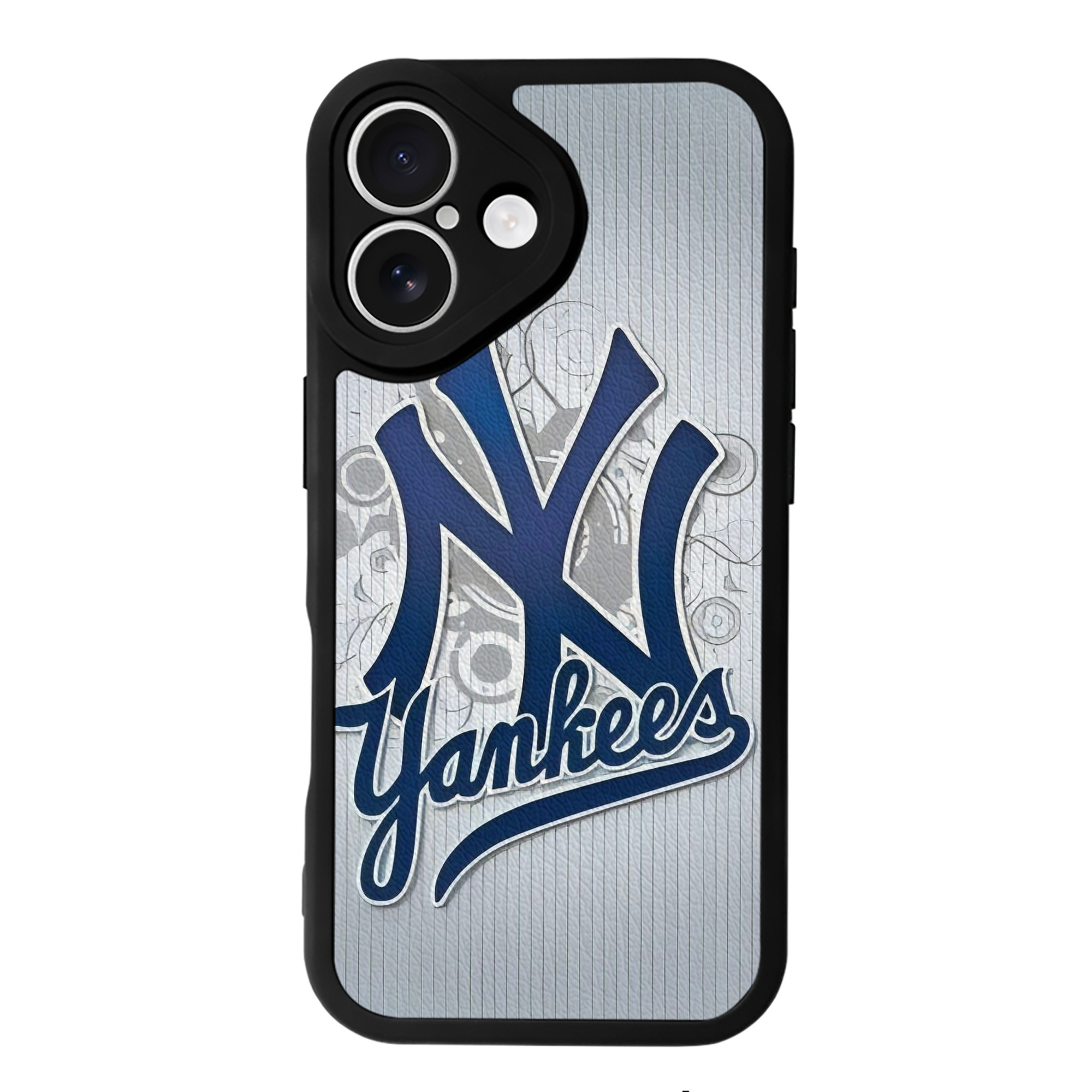 New York Yankees 181 IPhone 16 Silicone Leather Case – UV Print, Lambskin Texture – Perfect Fit, Wireless Charging Compatible, Scratch Resistant, Precise Cutouts – Stylish Protection For IPhone 16